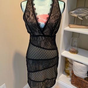 Super sexy black and lace dress